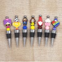 【CW】 ChenKai 10pcs Beadable Wine Bottle Stopper Wedding Bar Sealed Fresh-keeping