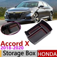 สำหรับ Honda Accord 10 Accord X LX 2018 2019 2020ของที่เก็บของที่วางแขนกลางอุปกรณ์จัดรถเก็บของภายใน