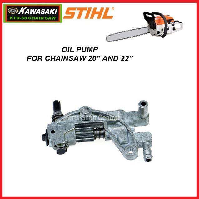 Lub oil pump for chainsaw 20 and 22 stihl kawasaki kingstone yamata