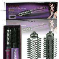 Kemei Professional Auto-Rotation Electric Comb Hairbrush Dryer Wand Hair Curler Iron Roll Styling Tools EUTH