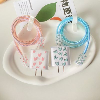 【CW】 Charger Protector for 18W/20W US Cable Organizer Bites Wrap Anti-bite Cord Winding Wire Soft Cover