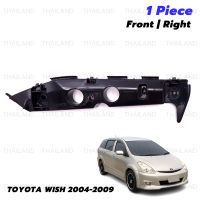 พลาสติก ยึดกันชนหน้า ตัวยึดกันชนหน้า ข้างขวา 1 ชิ้น สีดำ สำหรับ Toyota Wish ปี 2004-2009