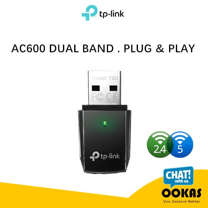 Tp Link 5ghz 24ghz Ac600 Mini Wireless Dual Band Usb Wifi Adapter