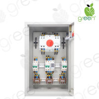 APPLEGREEN  ตู้สลับแหล่งจ่ายไฟอัตโนมัติ สำเร็จรูป 220Vac 63A  ATS Single phase 2P 63A มี Voltage Protection Relay