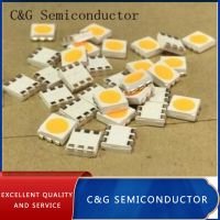 {:”-- 》100ชิ้น SMD PLCC-6 5050ไดโอดไฟแอลอีดีขาวสว่างพิเศษ