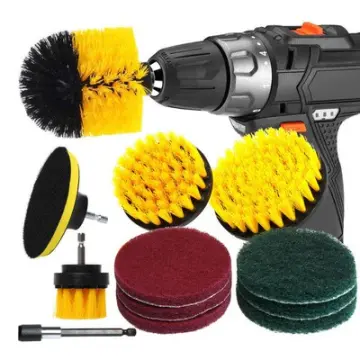 Electric Drill Scrubber Set, Cleaning And Detailing Brush, Electric Scrubber  Cleaning Brush Kit, For Grout Floor, Bathtub Cleaning Brush, Carpet  Cleaning Brush, Shower Tile, Bathroom Kitchen, Surface Multifunctional  Universal Drill Brush 