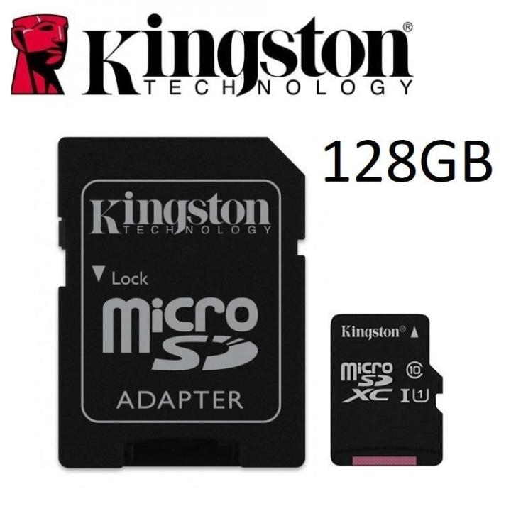 เมมโมรี่การ์ด-128gb-kingston-microsdxc-uhs-i-class10-memorycard-รับประกันตลอดอายุการใช้งาน