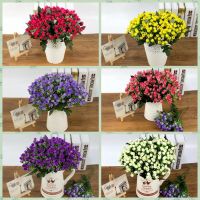 36heads/ 1Bunch Artificial Flowers Bouquet Wedding Party Silk fake Flowers Peonies For Home Hotel decor DIY Wedding Decoration