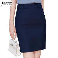 NAVIU New Elegant and Fashion Women Skirt For Spring Summer Formal Office Ladies Mini Short Bottoms Navy Blue Black