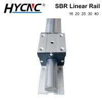 SBR linear guide SBR16/20/25/30/40 length 200-1000mm set: SBR open slider + linear motion bearing seat for CNC 3D parts Furniture Protectors Replaceme