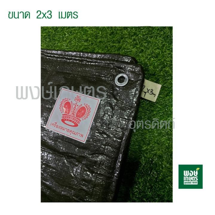 ผ้าเต้นท์ซุปเปอร์-ขนาด-2x3-เมตร-ตรามงกุฎ-สีเขียวขี้ม้า-ผ้าใบ-ผ้าเต้นท์-ผ้าใบกันฝน-ผ้าใบสีดำ-ผ้าใบพลาสติก-พงษ์เกษตรอุตรดิตถ์