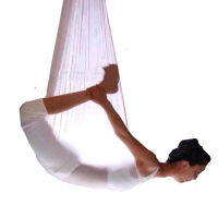 Aerial Yoga Hammock 5M X 2.8M วงสวิงยืดหยุ่นมัลติฟังก์ชั่ Anti-Gravity เข็มขัดฝึกโยคะ