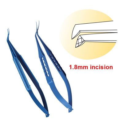 Titanium Alloy Capsulorhexis Forceps Eye Forceps Ophthalmic Instrument Two Type Choices