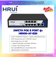 HRUI PoE Neteorks Commercial PoE Switch รุ่น HR900-AF-82N