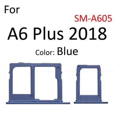 【☊HOT☊】 anlei3 ที่ใส่ซิมการ์ดช่องใส่เครื่องอ่านที่ใส่ซิมการ์ดตัวเชื่อมต่อที่ Adapter Micro Sd สำหรับ A6 Samsung Galaxy A8และ A730 A530 A600 A605