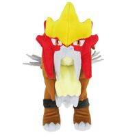 ตุ๊กตาตุ๊กตาหนานุ่มอ่อนนุ่มสำหรับเด็กเกมโปเกมอน Entei Pc