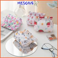 HESONG 2PCS การปิดอัตโนมัติ กระเป๋าใส่เหรียญ กันน้ำกันน้ำได้ ผ้าอ๊อกซ์ฟอร์ด กระเป๋าเครื่องสำอาง น่ารักน่ารักๆ กระเป๋าเก็บของขนาดเล็ก การเดินทางการเดินทาง