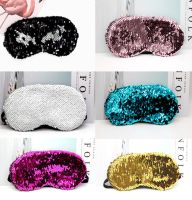 【CC】☃✶  1PC Sequin mermaid Nap Cover Blindfold Face ice cream Shading Goggles Aid Relax Eyepatch