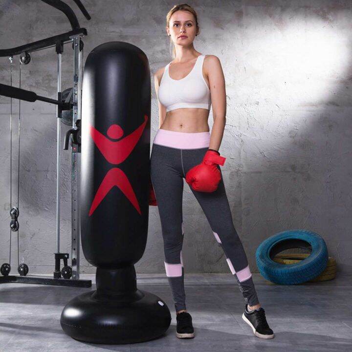 inflatable-boxing-bag-punching-fitness-exercise-training-boxing-sack-pvc-thicken-boxing-pillar-tumbler-standing-sandbag-160cm