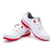 Giày Golf Mới Giày Nữ Chống Thấm Nước Khóa Vặn Dây Giày Chống Trượt Đế Cố