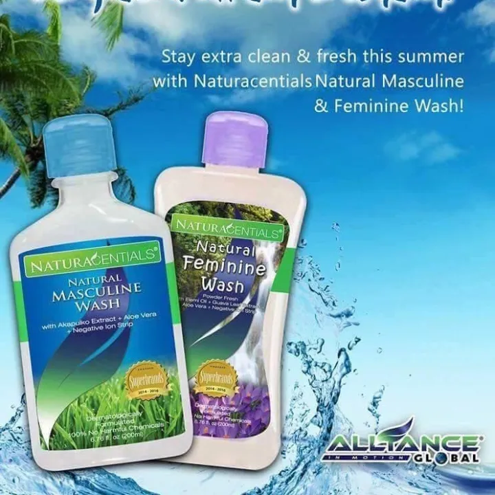 Natural Feminine Wash and Masculine Wash Aim Global(set) Lazada PH