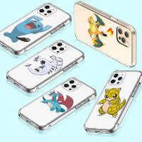 เคสโทรศัพท์ หรับ iPhone 13 14 G9 Moto 12 G8 Play Mini SE Power Max Plus Pro อ่อนนุ่ม โปร่งใส ปก T-122 Pokemon