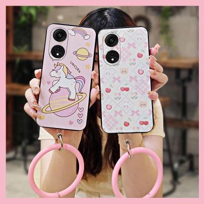 solid color protective Phone Case For OPPO A1 Pro 5G/Reno8T 5G creative Cartoon trend Mens and Womens luxurious ring