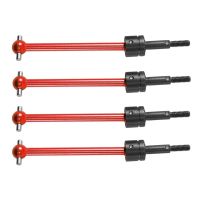 4Pcs Metal Universal Drive Shaft CVD (64mm) for Tamiya TT02B TT-02B DT02 DT03 DF02 RC Car Upgrade Parts Accessories