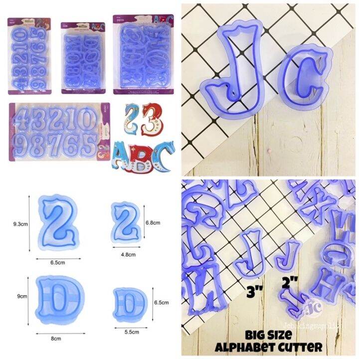 Big Alphabet Cutter Big Size Alphabet Fondant Cutter Cookie Cutter Letter Cake Shape Cutter