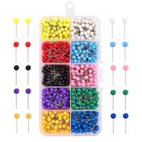 ❦ 1000pcs/set Muiticolor Pushpin Thumbtack Pins Decorative DIY Tool for School Home Office Wall Maps Photos Bulletin Board