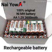 Original 20PCS 100  New Rechargeable AA 3600 AA Ni-Mh 1.2 V 3600mAh Ni-Mh 2A Battery for Camera  New Brand  Payne Edith