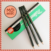 MUIMISC - (1 กล่อง) ดินสอ Uni 9800 ดินสอวาดเขียน ดินสอเขียนผ้า ถูกที่สุด สินค้า ลดราคา ล้างสต๊อก ใช้งานได้ถนัด ด้วยด้ามจับแบบ หกเหลี่ยม