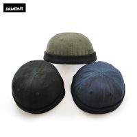 [Fine Jewelry]ผู้ชาย39; S ฤดูใบไม้ร่วงผ้าฝ้าย Brimless Skullies หมวก Retro Urban Unique Street Docker หมวกอเนกประสงค์ Miki Beanie หมวก