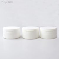 ✘☫❆  3pcs 50g capacity round shape white plastic PP material cosmetics travel bottle amp;sub bottle used for Dental Bleaching Powder box