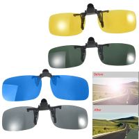 Car Driver Goggles Anti-UVA UVB  Polarized Sun Glasses Driving Night Vision Lens Clip on Sunglasses Interior Accessories Goggles