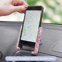 Car Phone Holder Women Diamond Crystal Car Air Vent Mount Holder Mobile Phone Holder Stand In Car Bracket Interior Accessories Car Mounts