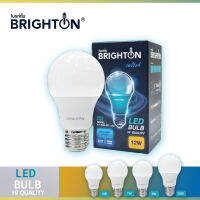 BRIGHTON หลอดไฟ LED BULB 12W  แสงวอร์มไวท์และแสงเดย์ไลท์ ขั้วE27 คุณภาพสูง อายุการใช้งานยาวนาน ถนอมสายตา