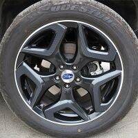 Car Wheels Tire Trim Decor Stickers Carbon Fiber Decals Protective Styling Auto Accessories For Subaru XV Crosstrek GT 2018-2021