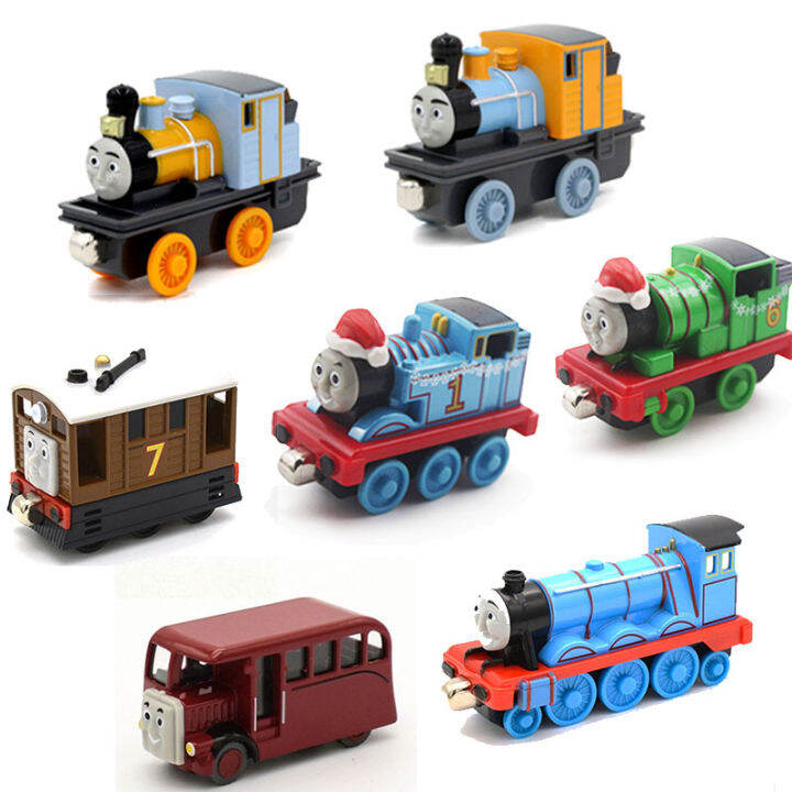 new-thomas-and-friends-bash-dash-christmas-thomas-percy-train-magnetic-metal-diecast-toy-car-toys-for-children-1-43