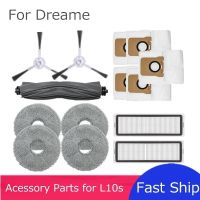 Robot Accessories Parts for Dreame Bot L10s Ultra / Pro Robotic Vacuum Cleaner Main Side Brush Cover Filter Mop Rag Optional (hot sell)Barry Marcus