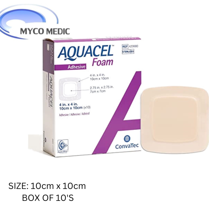 ConvaTec Aquacel Foam 10X10CM or 15X15CM 420633 420635 Non