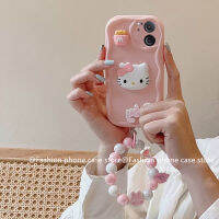 Phone Case เคส Xiaomi 13T Xiaomi13T Pro 5G สีชมพูน่ารักพร้อมสร้อยข้อมือรูปกระต่ายคุณภาพสูงซิลิโคนป้องกันเลนส์ได้ทุกอย่างฝาครอบด้านหลังแบบนิ่ม