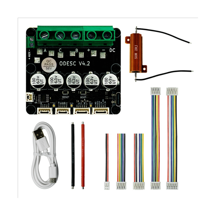 based-on-odrive3-6-upgrade-motor-controller-brushless-servo-motor-controller-single-drive-high-current-high-precision-brushless-servo-motor-controller-odesc-v4-2-56v