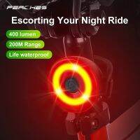 ۩ Bicycle Light Battery Rearlight Cycling Tail Light Highlight Strong Light-flashing Bicycle Brake Safety Warning Light