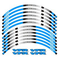 “：{—— New High Quality 12 Pcs Fit Motorcycle Wheel Sticker Stripe Reflective Rim For Honda VFR VFR750 VFR800 VFR1200 VFR1200F