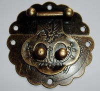 ☄₪♧ 10cm Box Accessories Antique Box buckle Bird hasp Tin trunk Wooden buckle 10CM King Wholesale