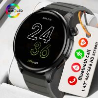 ✎☄ Bluetooth Call Smart Watch Men 1.43 quot; AMOLED Full Touch Screen 100 Sports Mode Screen Always Display Waterproof Smartwatch Women