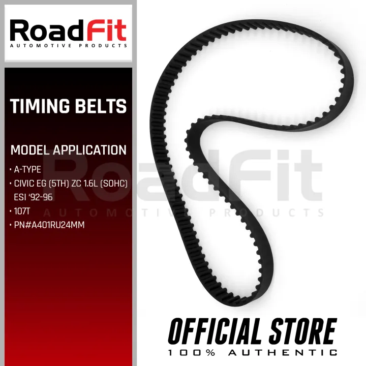 Sun Timing Belt A401RU24MM AType for Honda Civic EG ZC 1.6 SOHC ESi 92