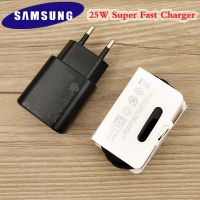 【 HOT】 Samsung 25W Usb Type C Super Fast Charger Pd Wall Power Adapter S22 S21 S20 A53 A73 A52 A72 Z พับ3 4 Flip 4 Cargador