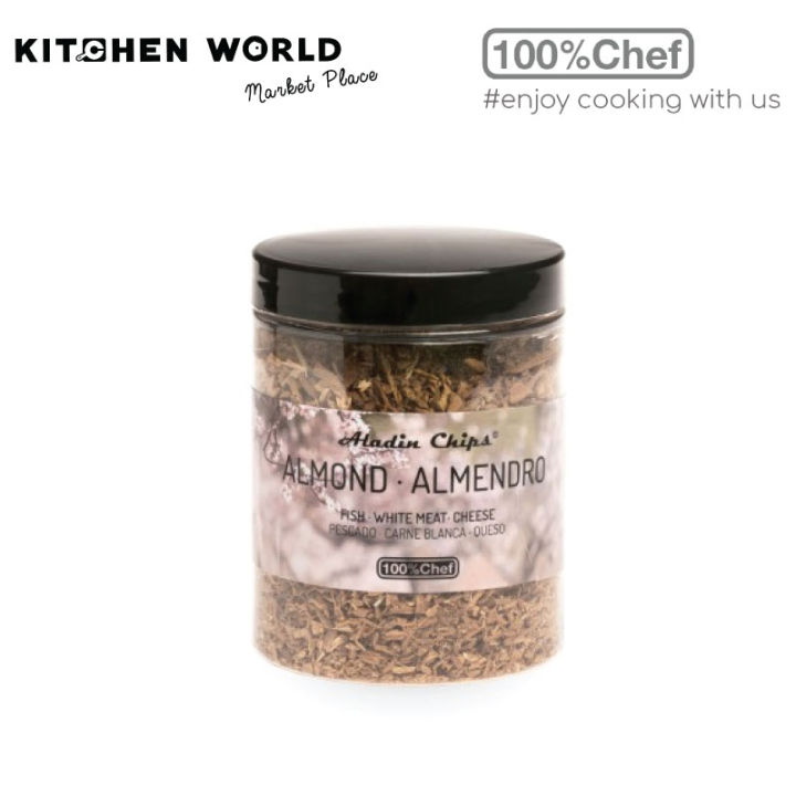 100% CHEF 10/0054 ALADIN CHIPS ALMOND TREE 80 G.